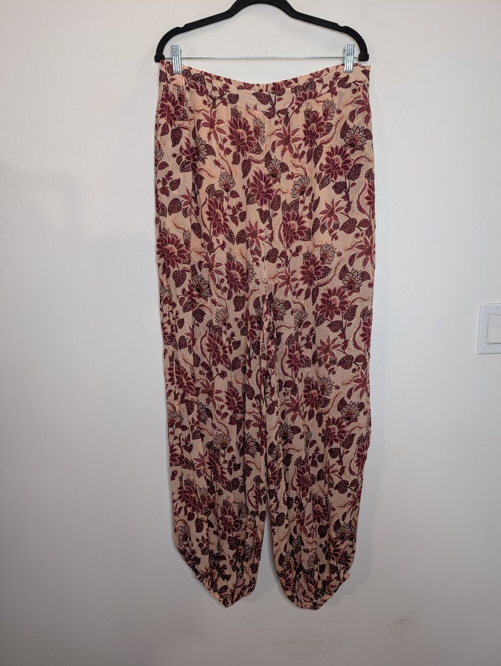 FARM Rio Floral Balloon Pants | Boho Wide Leg Lounge Trousers - Picture 5 of 7